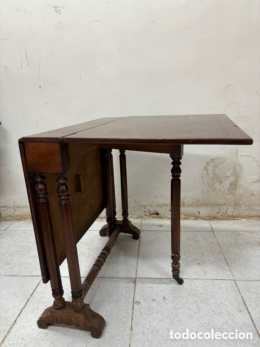 Antig&uuml;edades: Mesa get leg table 1850 - Foto 3