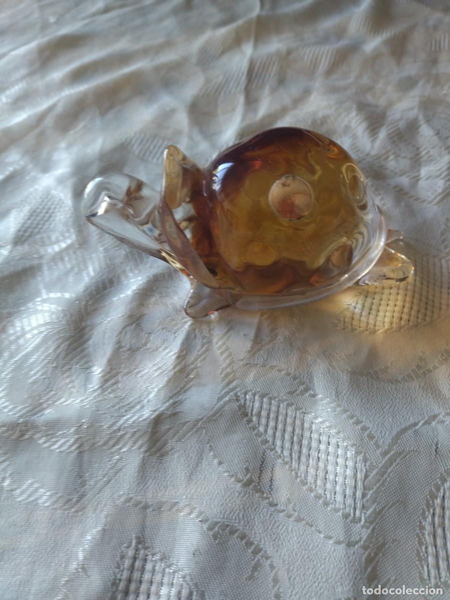 Antig&uuml;edades: Bonito caracol de cristal de murano. - Foto 1