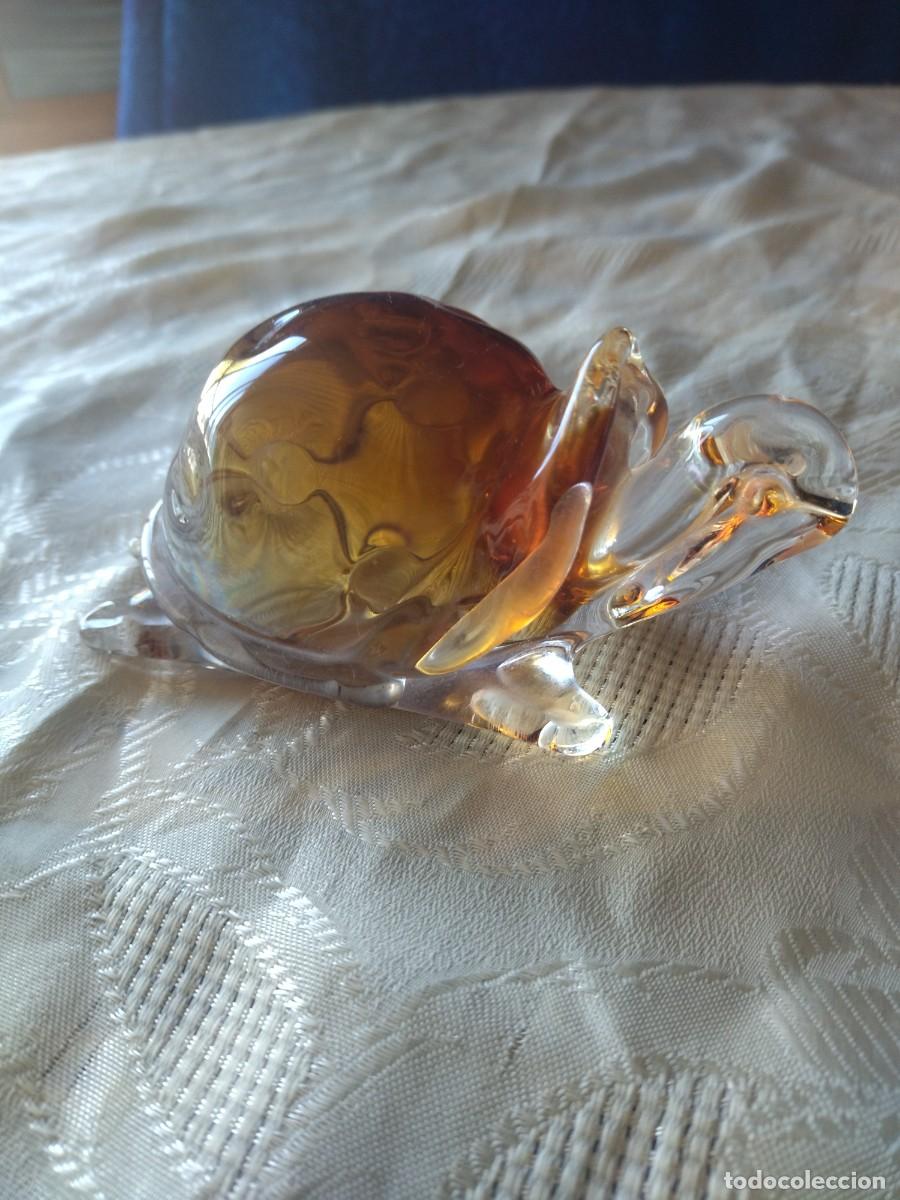 Antig&uuml;edades: Bonito caracol de cristal de murano. - Foto 7