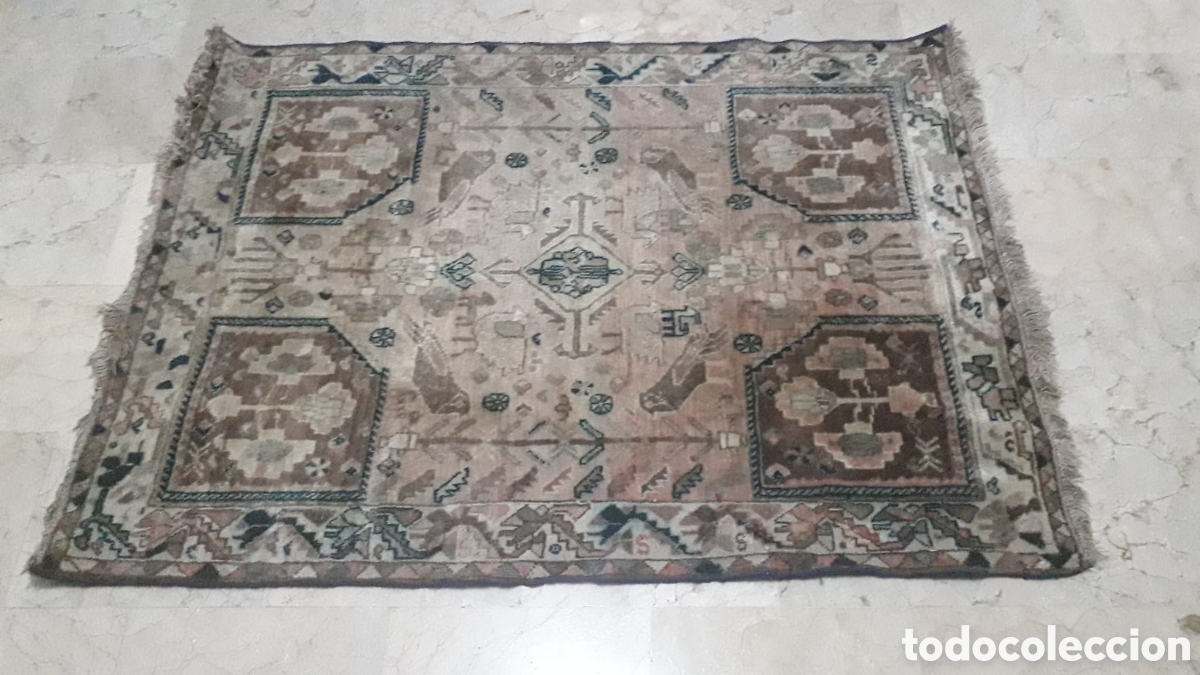 Antig&uuml;edades: Alfombra persa con certificado - Foto 2