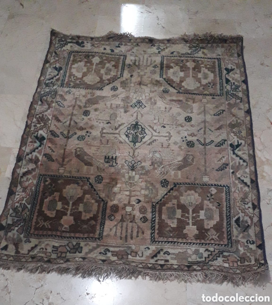 Antig&uuml;edades: Alfombra persa con certificado - Foto 1