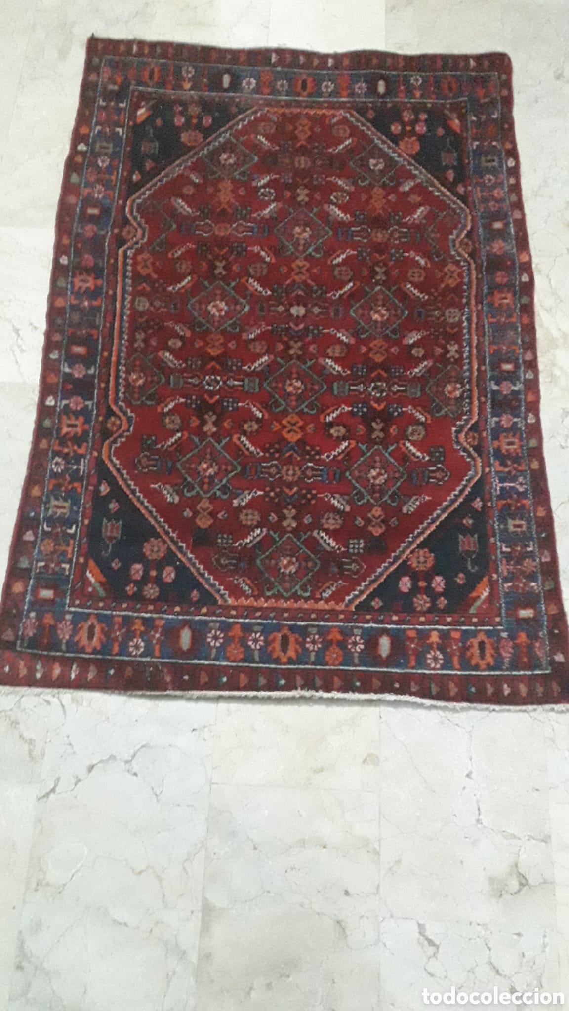 Antig&uuml;edades: Alfombra persa con certificado - Foto 2