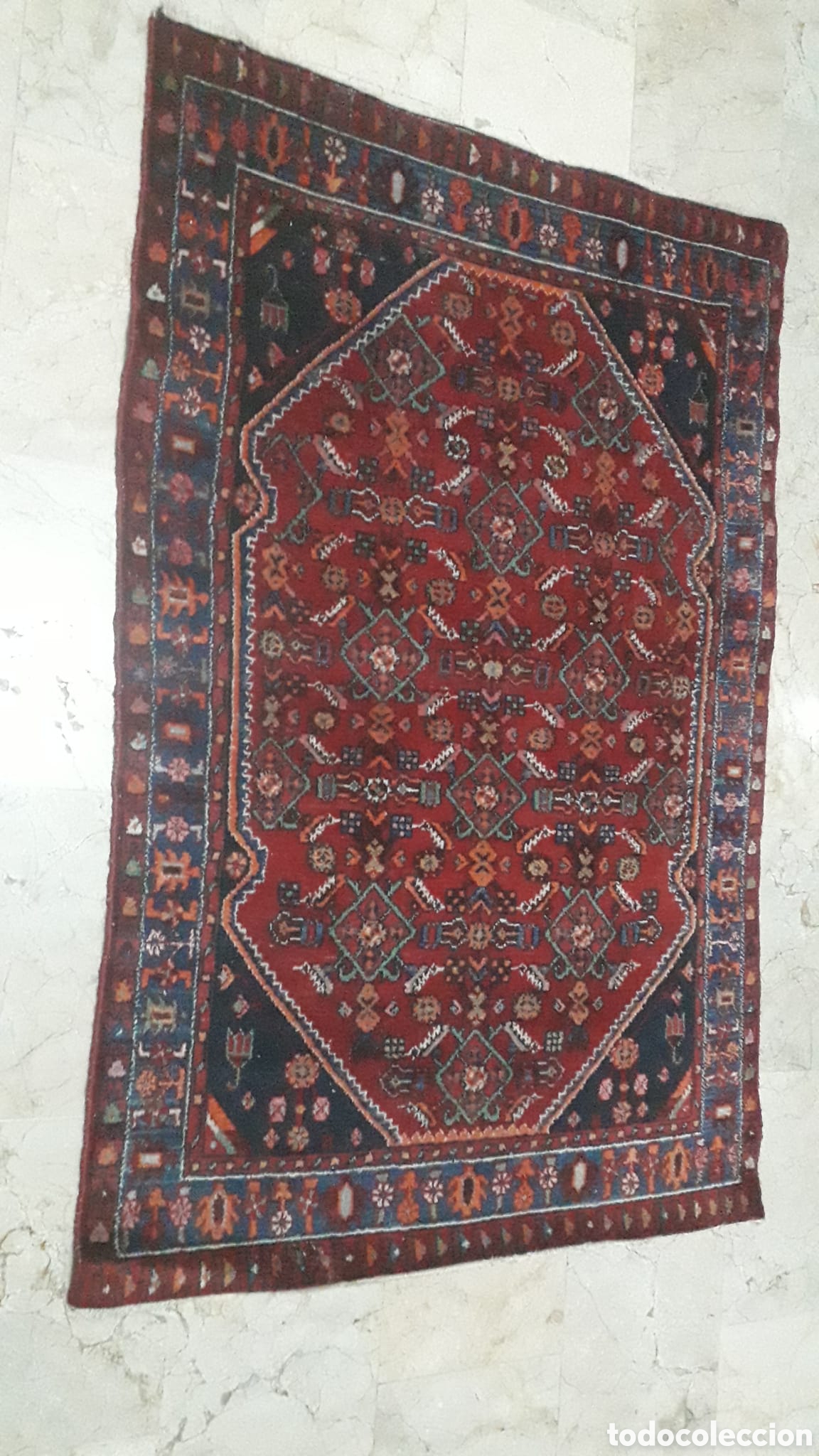 Antig&uuml;edades: Alfombra persa con certificado - Foto 1