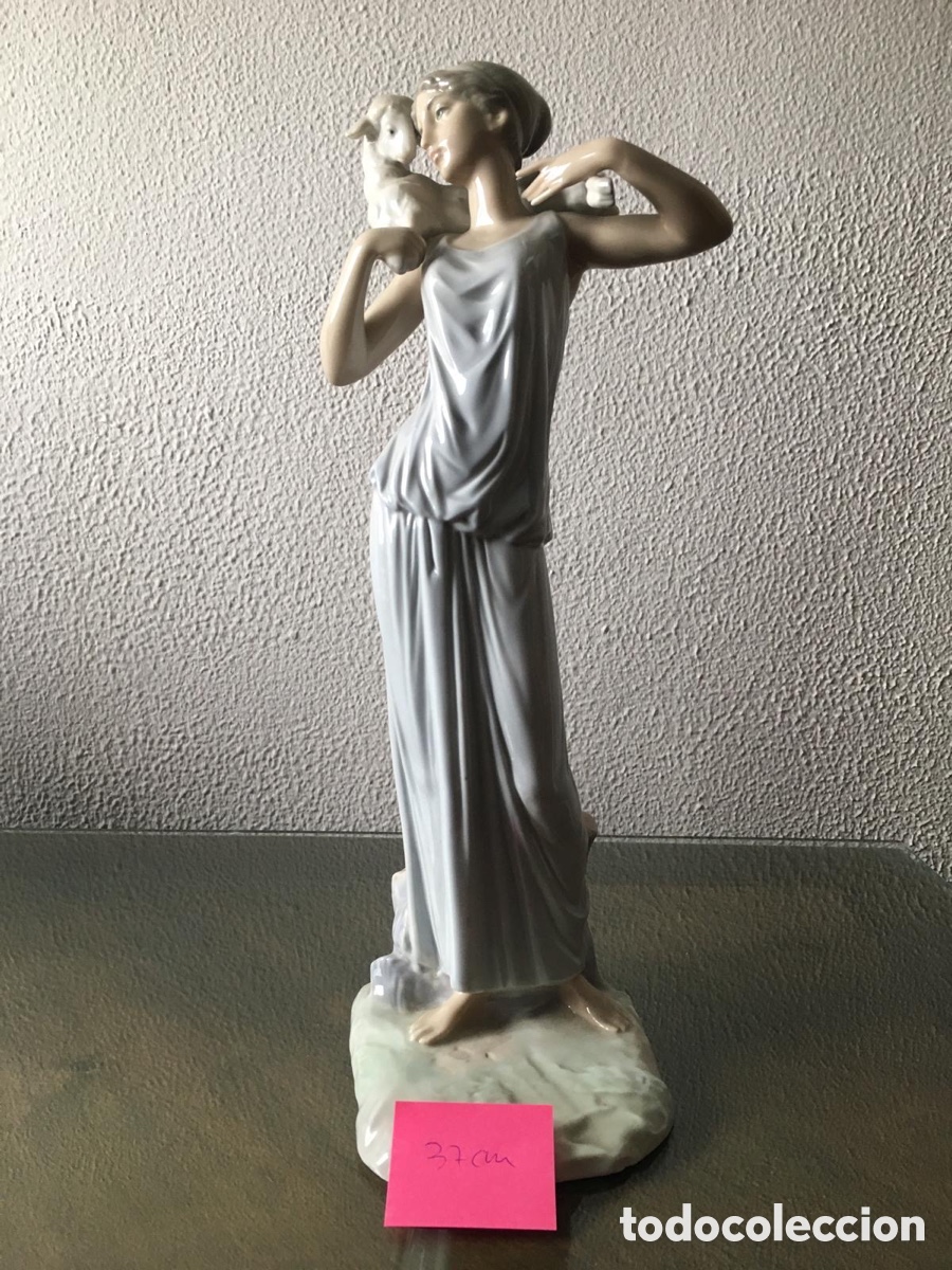 Antig&uuml;edades: Figura Lladro: Pastora - Foto 1