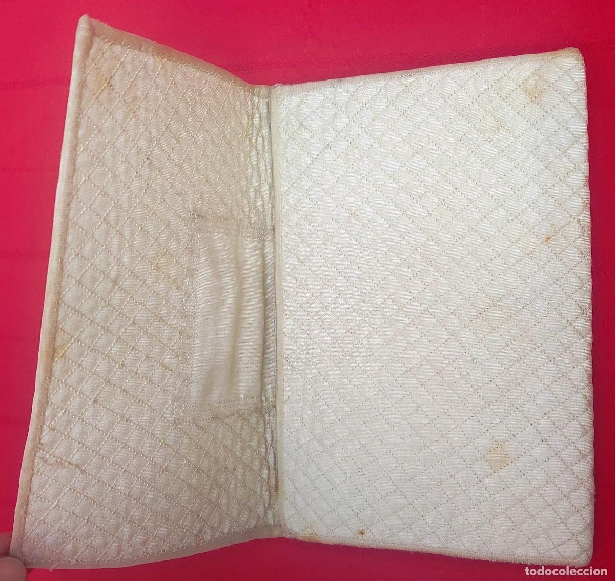 Antig&uuml;edades: MONEDERO O CARTERA BORDADA CON AVALORIOS E INICIALES - Foto 4