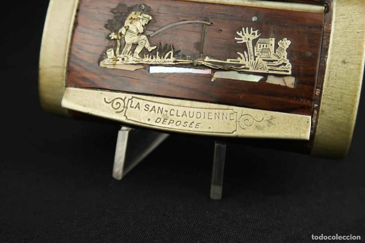 Antig&uuml;edades: Antigua Caja de Rape de Madera - Foto 5