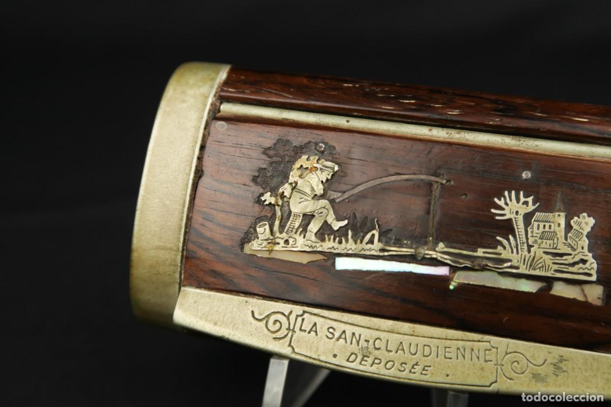 Antig&uuml;edades: Antigua Caja de Rape de Madera - Foto 6