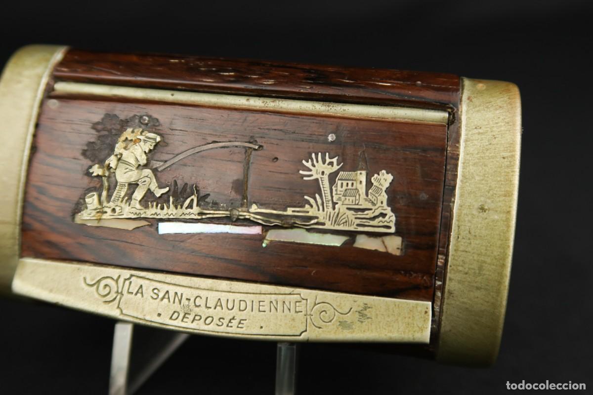 Antig&uuml;edades: Antigua Caja de Rape de Madera - Foto 7