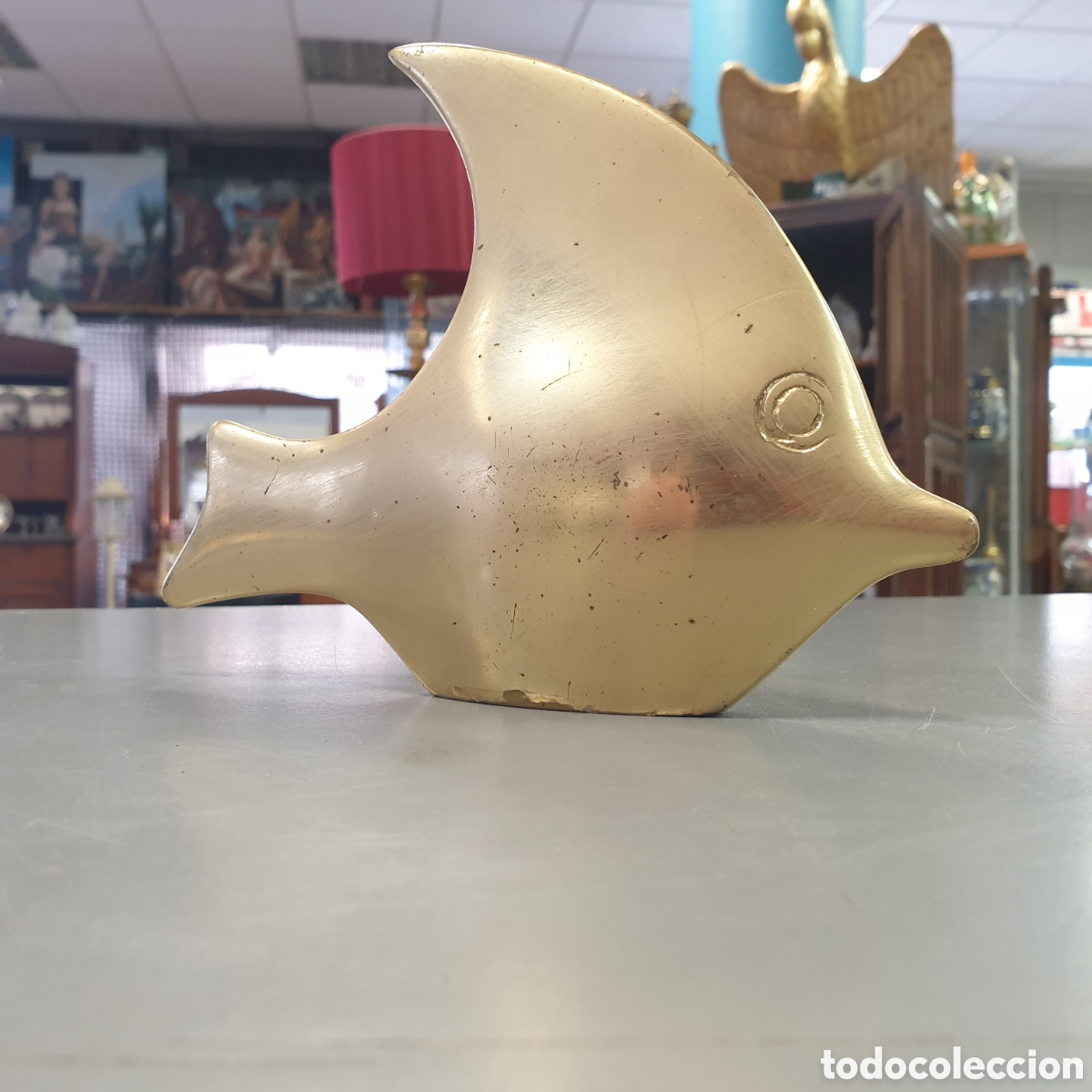 Antig&uuml;edades: Delfin de bronce - Foto 2