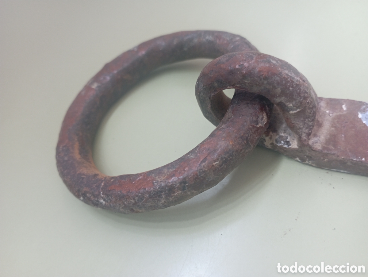 Antig&uuml;edades: Belorta argolla aldaba ganado - Foto 7