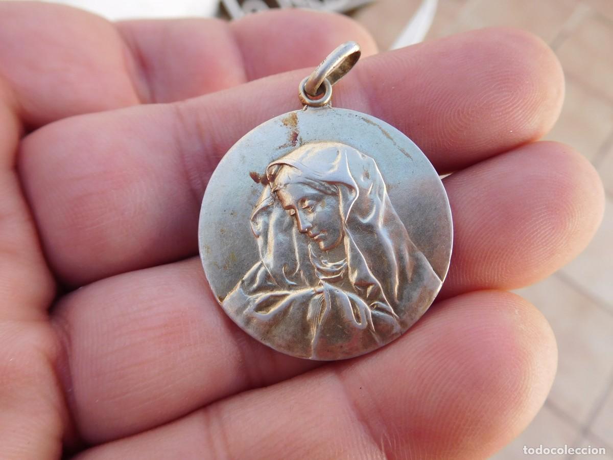 Antig&uuml;edades: Medalla antigua virgen - Foto 1