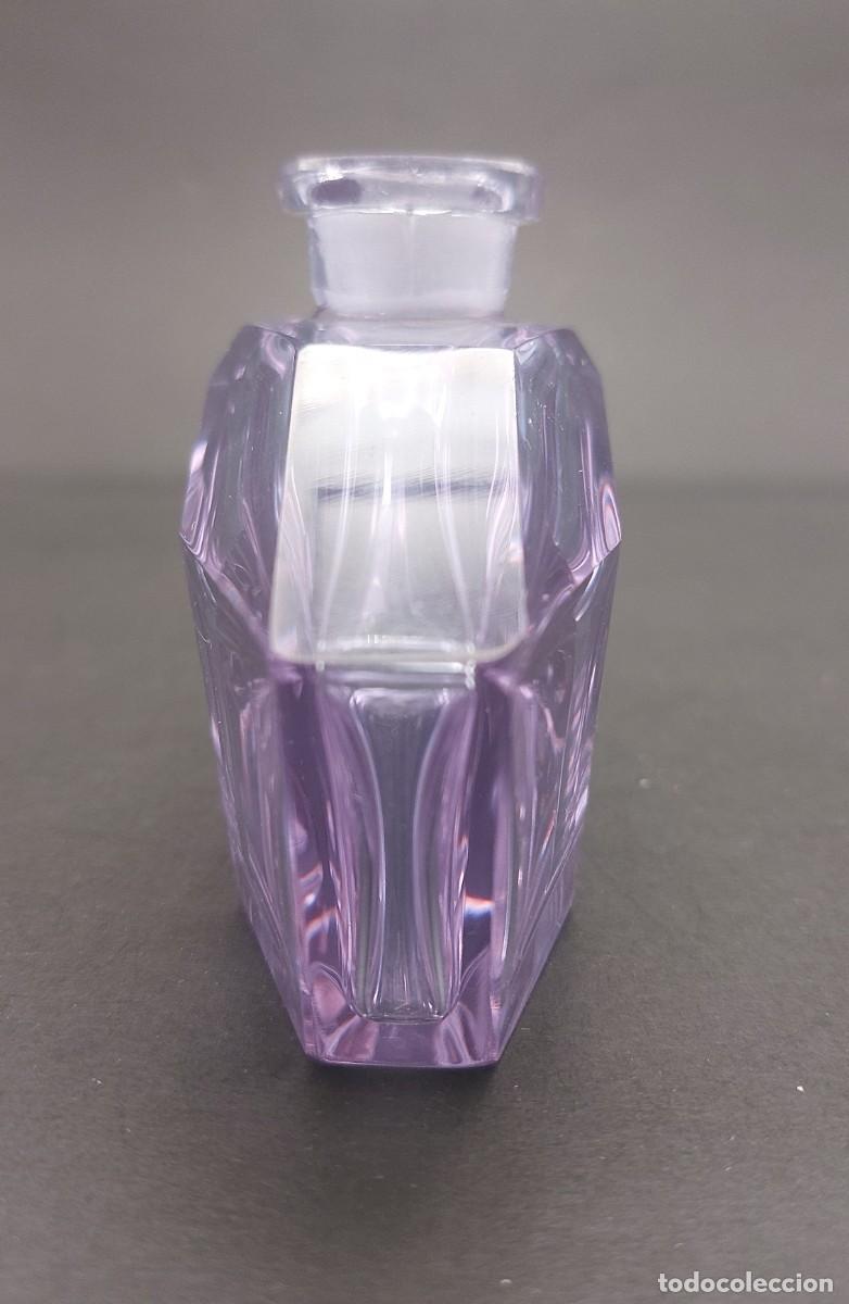 Antig&uuml;edades: BOTE DE PERFUME VINTAGE DE CRISTAL - Foto 3