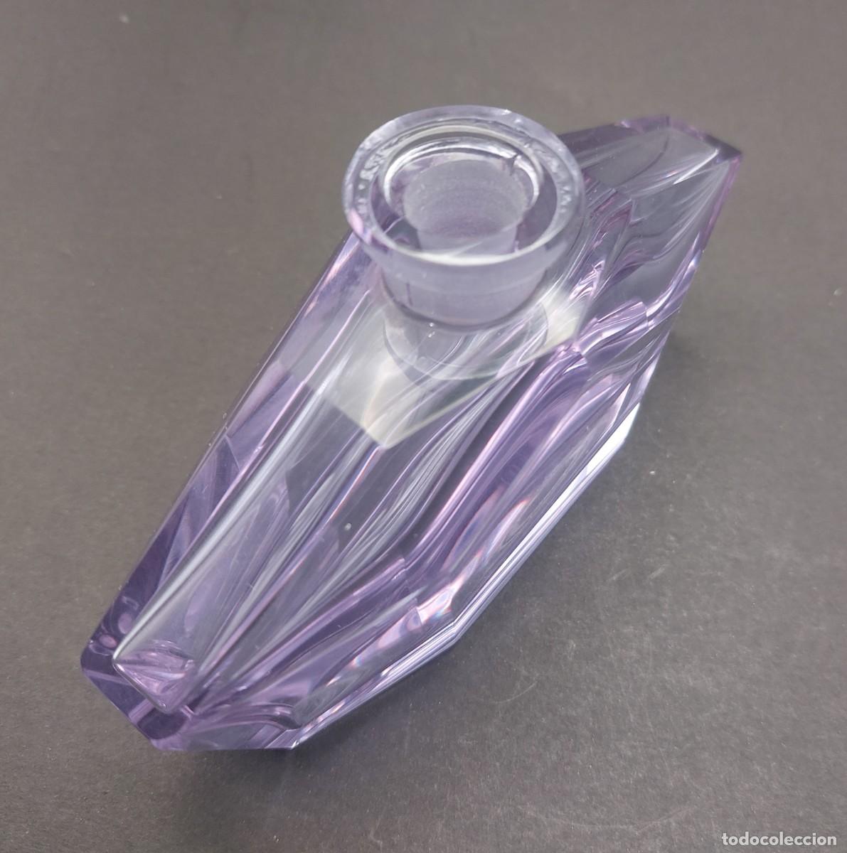 Antig&uuml;edades: BOTE DE PERFUME VINTAGE DE CRISTAL - Foto 4