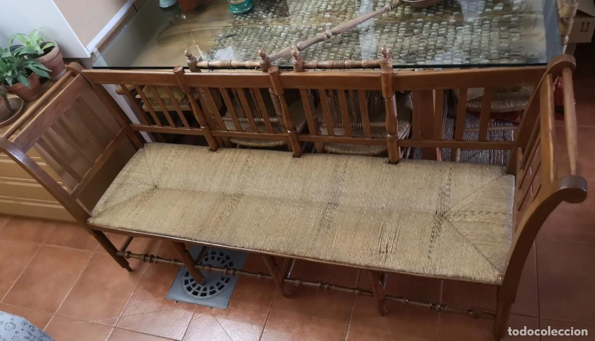 Antig&uuml;edades: Sof&aacute; banca antigua - Foto 1
