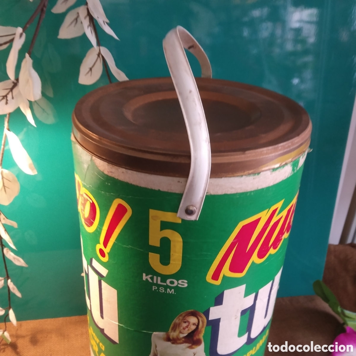 Antig&uuml;edades: Tambor / caja de detergente tu t&uacute; - Foto 3