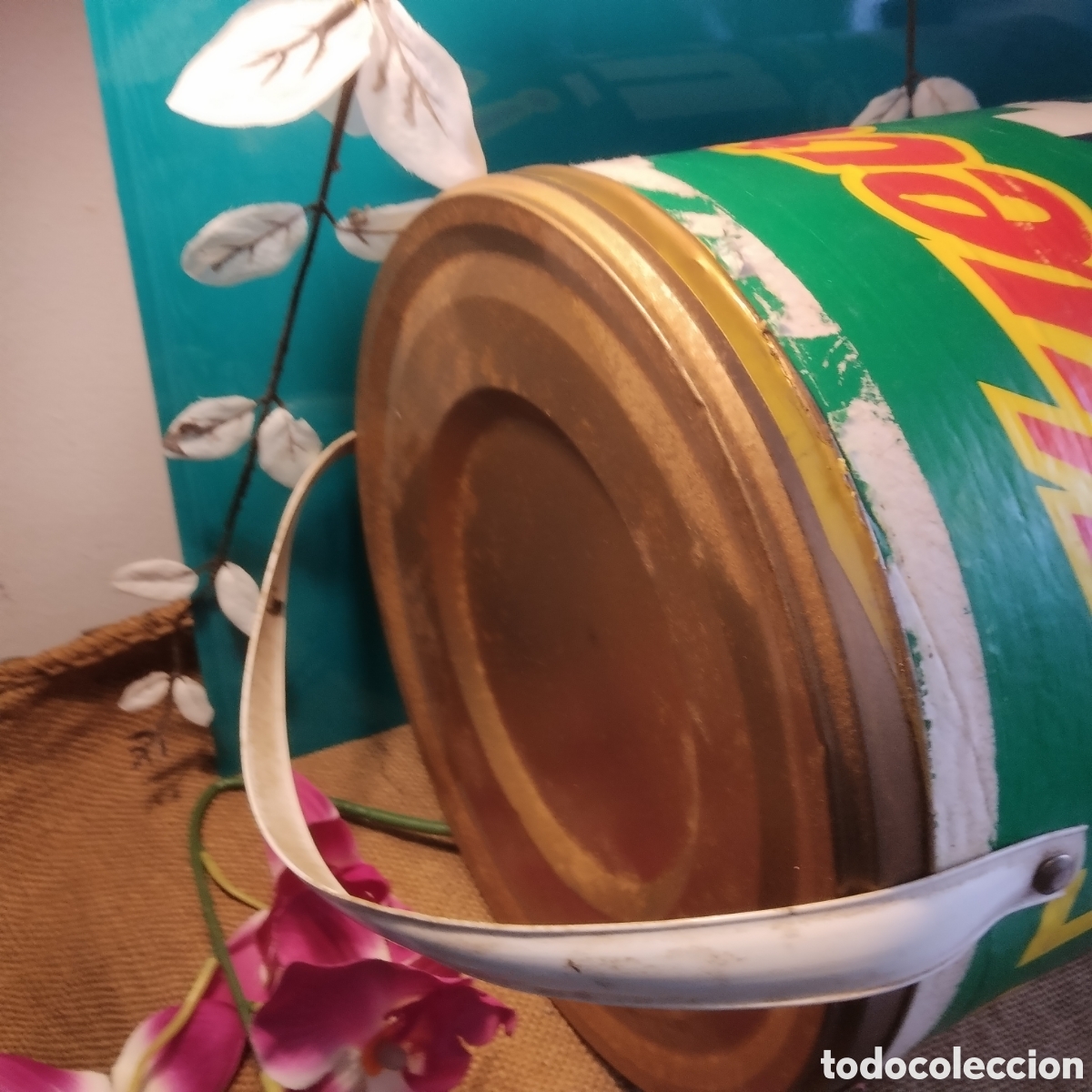 Antig&uuml;edades: Tambor / caja de detergente tu t&uacute; - Foto 7