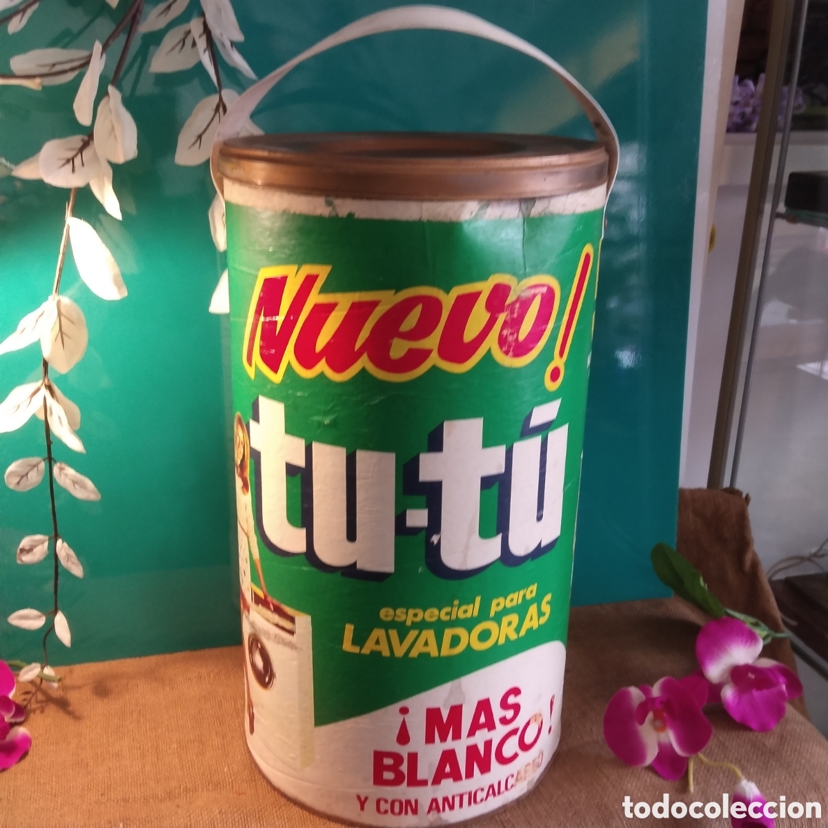 Antiquit&eacute;s: Tambor / caja de detergente tu t&uacute;