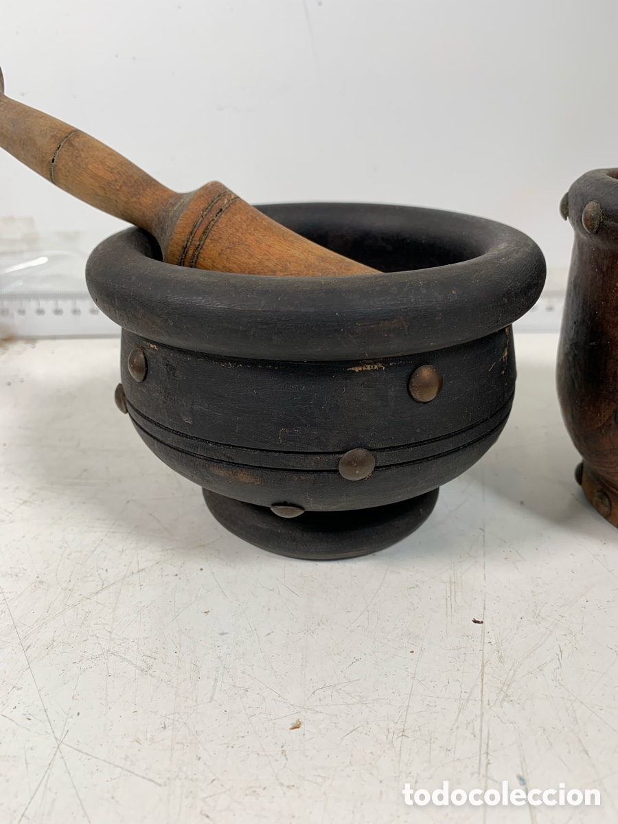 Antig&uuml;edades: 01_ Morteros de madera - Foto 2