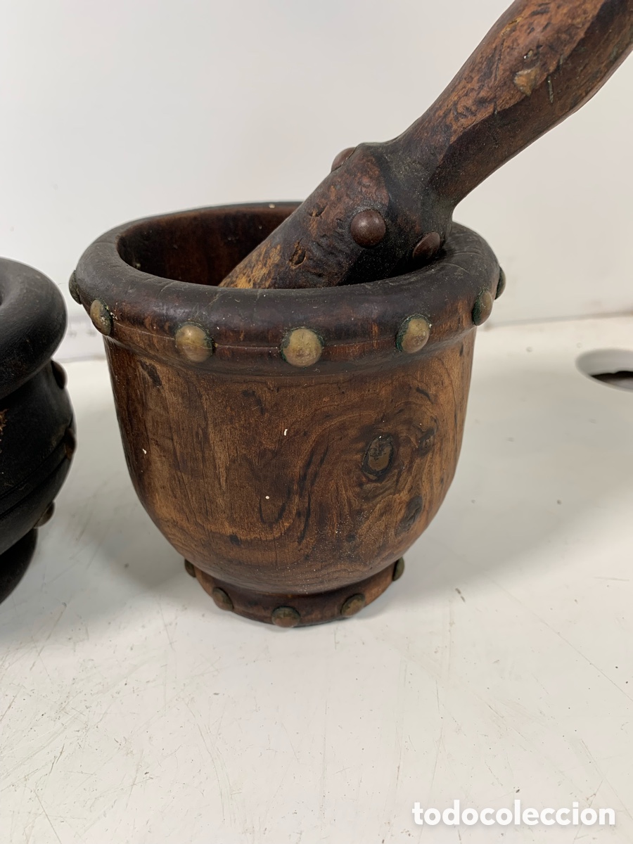 Antig&uuml;edades: 01_ Morteros de madera - Foto 3