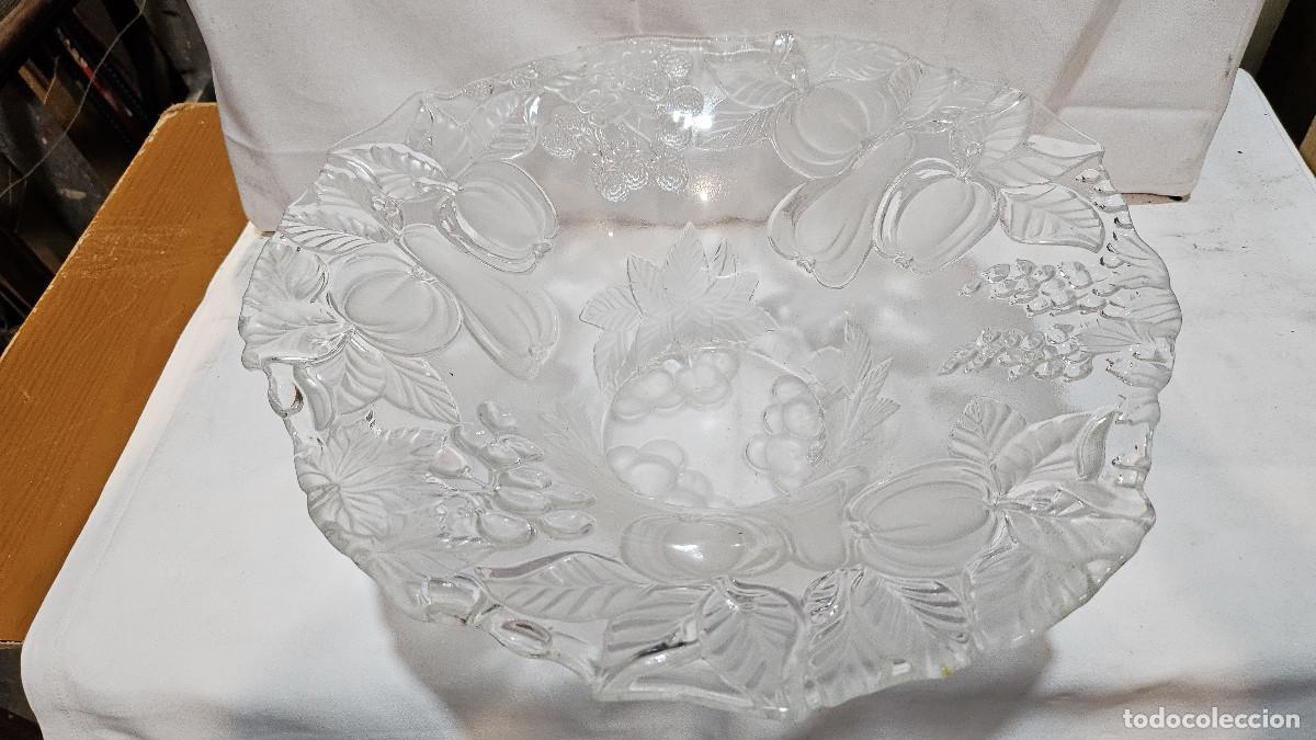 Antig&uuml;edades: frutero de cristal - Foto 4