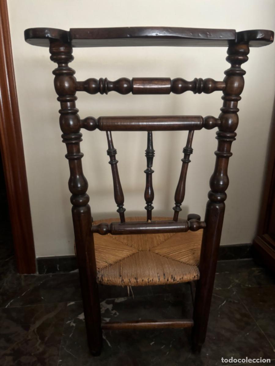 Antig&uuml;edades: Antigua silla reclinatorio - Foto 4