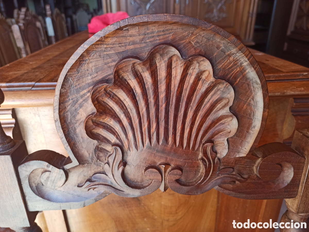 Antig&uuml;edades: Sillas r&uacute;sticas con peineta de madera - Foto 4