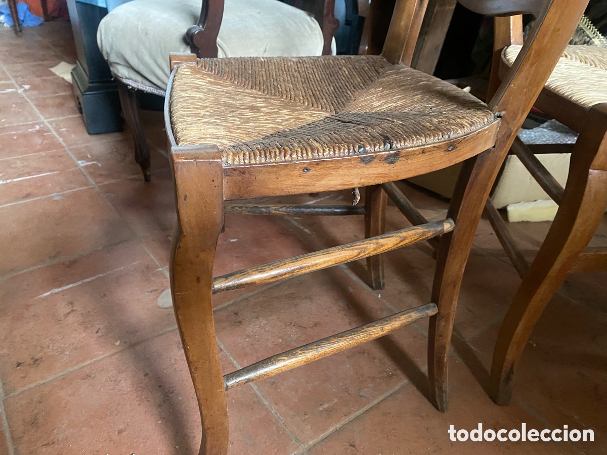 Antig&uuml;edades: Bonitas sillas isabelina - Foto 6