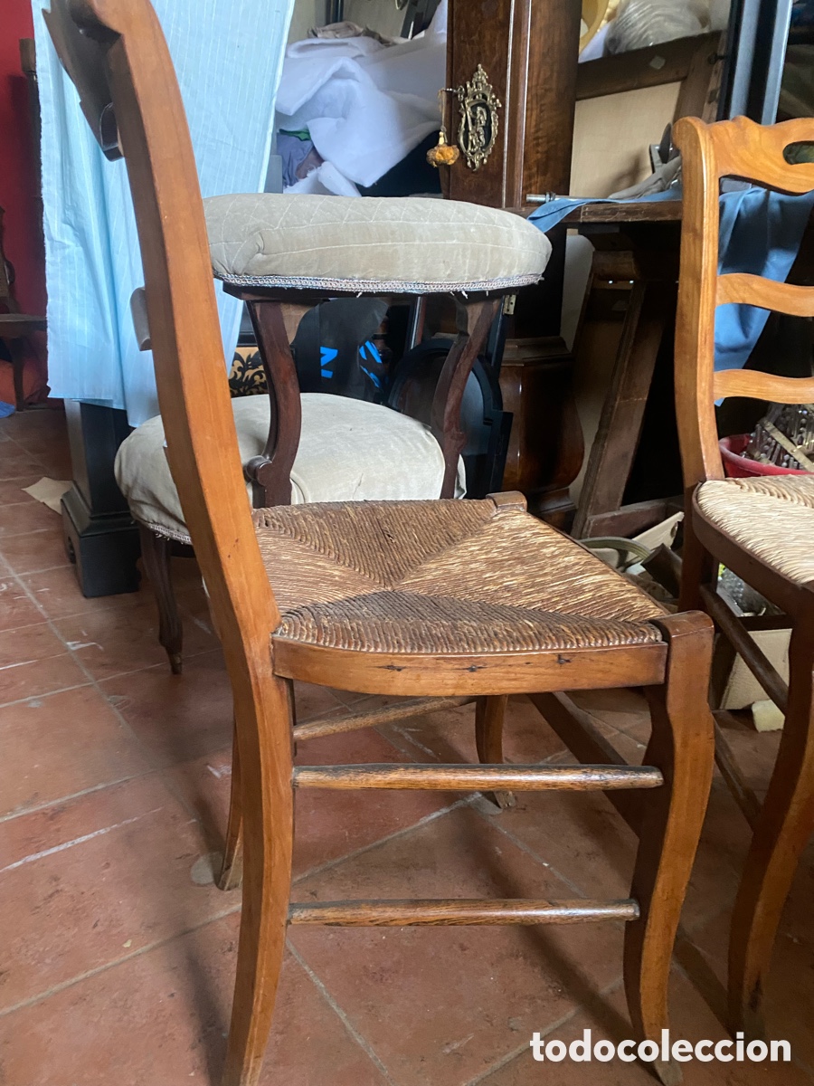 Antig&uuml;edades: Bonitas sillas isabelina - Foto 7