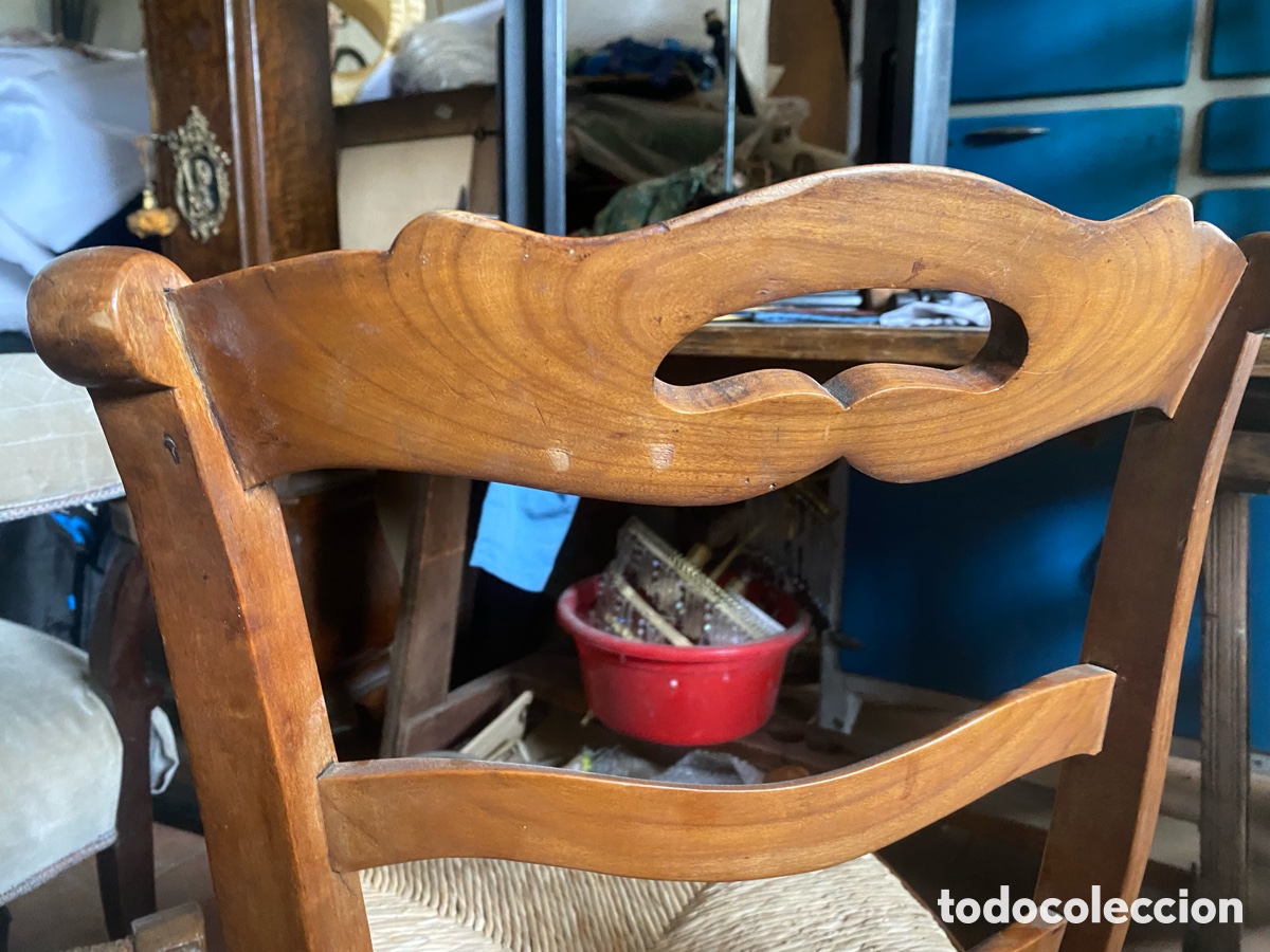 Antig&uuml;edades: Bonitas sillas isabelina - Foto 9