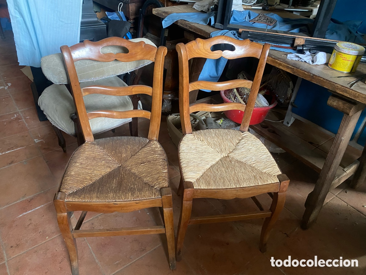 Antig&uuml;edades: Bonitas sillas isabelina - Foto 1