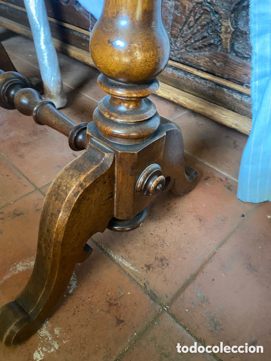 Antig&uuml;edades: Mesa velador alfonsina - Foto 6