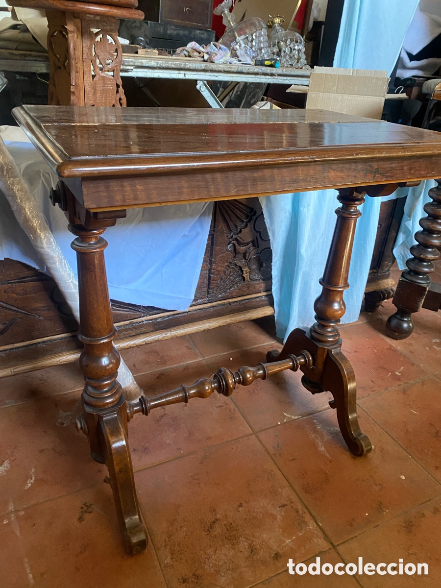 Antig&uuml;edades: Mesa velador alfonsina - Foto 1