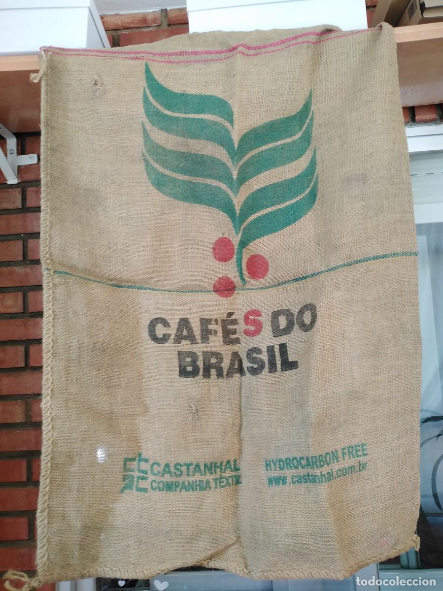 Antig&uuml;edades: Saco de Arpillera. Caf&eacute;s do Brasil. - Foto 1