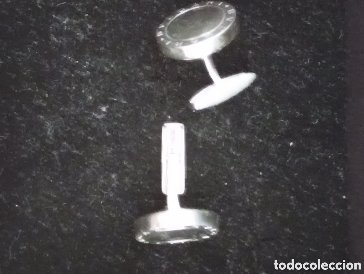 Antig&uuml;edades: Gemelos de plata Bulgari - Foto 4