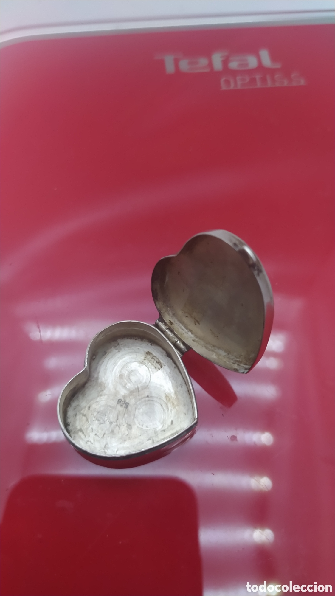 Antig&uuml;edades: Cajita plata coraz&oacute;n - Foto 3