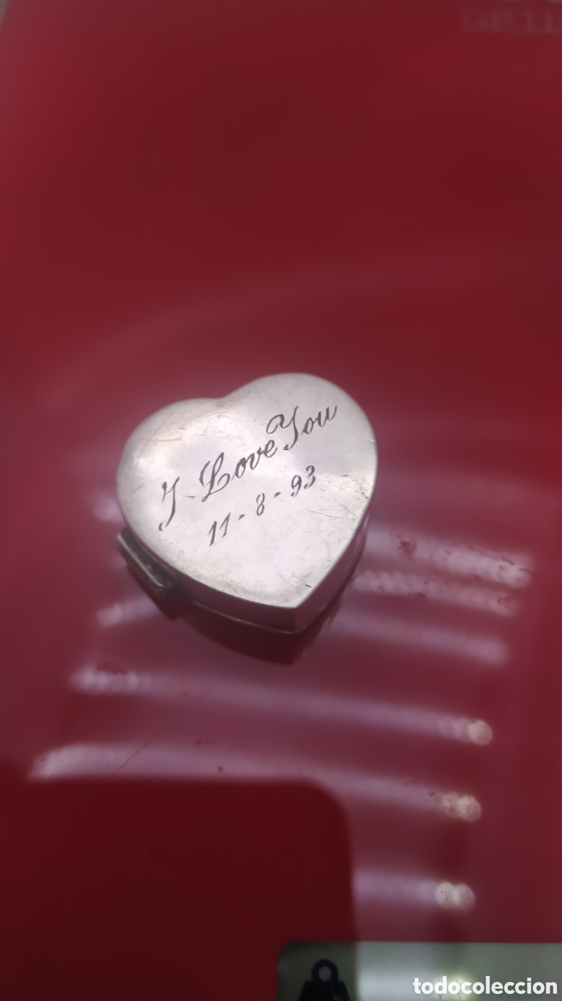 Antig&uuml;edades: Cajita plata coraz&oacute;n - Foto 4