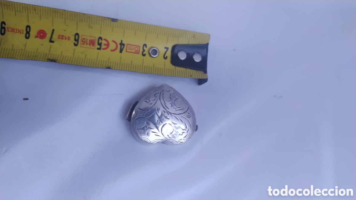 Antig&uuml;edades: Cajita plata coraz&oacute;n - Foto 7