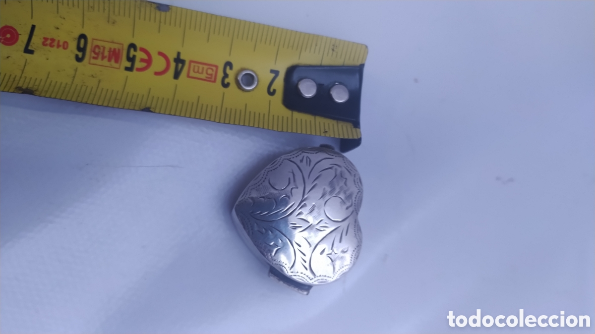 Antig&uuml;edades: Cajita plata coraz&oacute;n - Foto 8