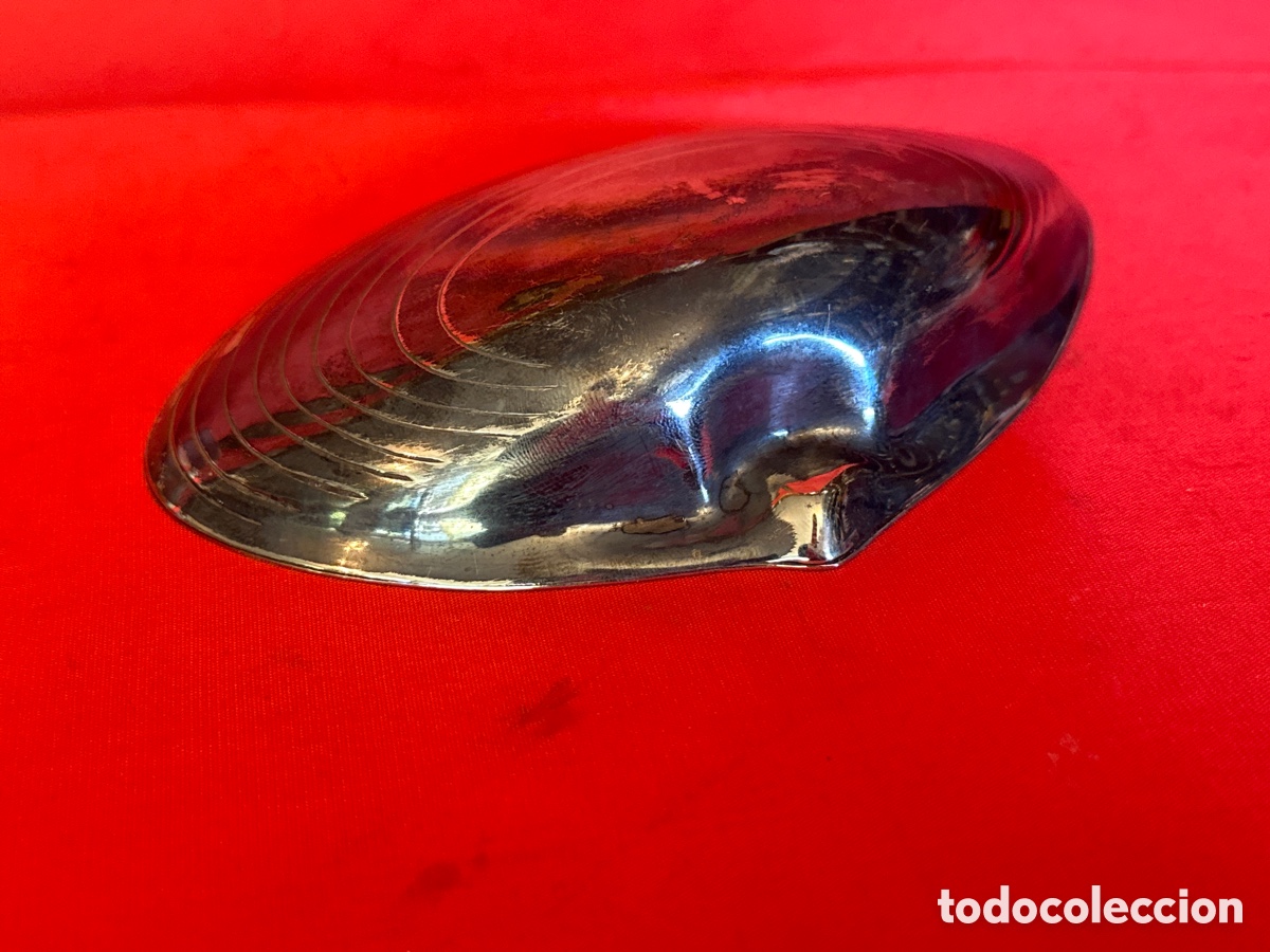 Antig&uuml;edades: ANTIGUA CONCHA BA&Ntilde;ADA EN PLATA - MENESES - Foto 6