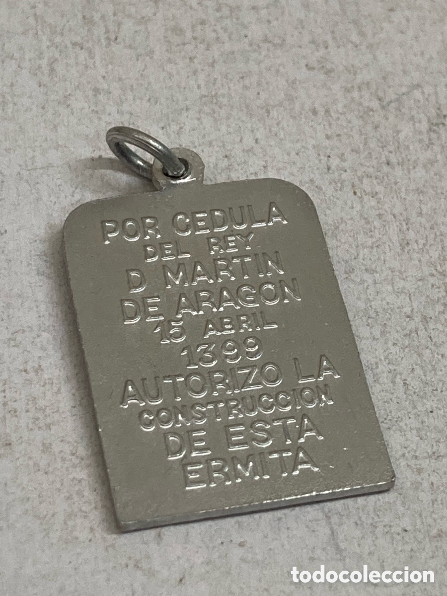 Antig&uuml;edades: Medalla de metal religiosa C208 - Foto 2