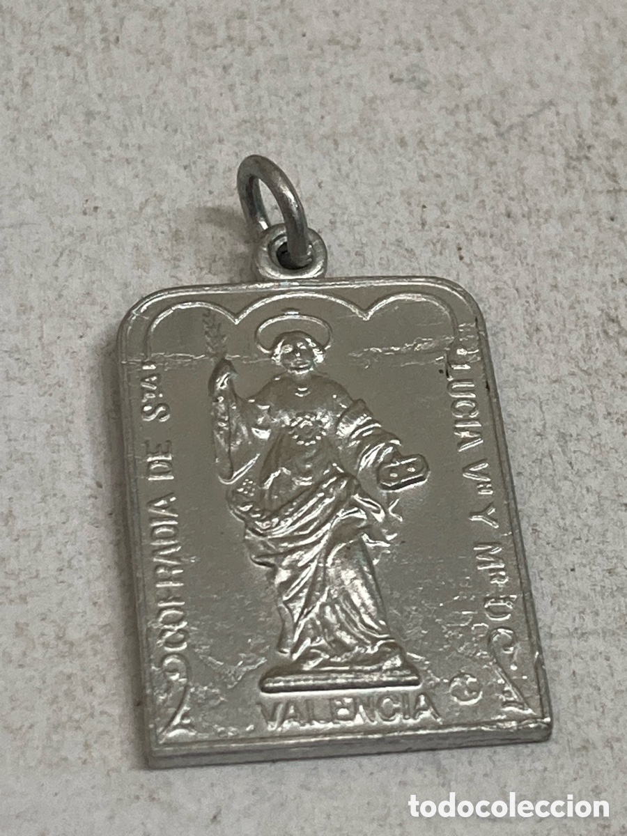 Antig&uuml;edades: Medalla de metal religiosa C208 - Foto 1