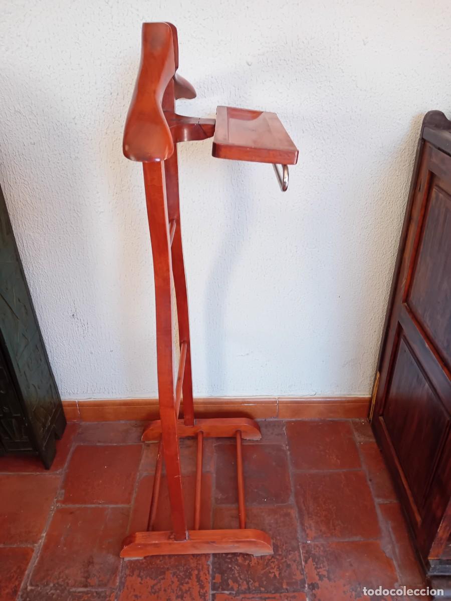 Antig&uuml;edades: Gal&aacute;n de noche en madera antiguo - Foto 3
