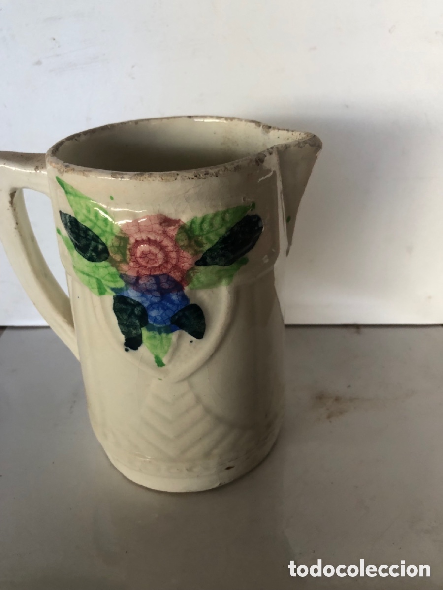 Antig&uuml;edades: jarra de ceramica vinatera - Foto 2