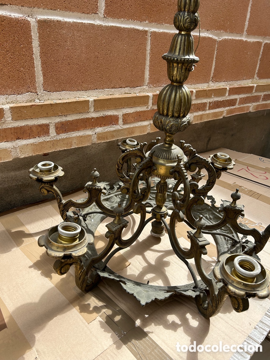 Antig&uuml;edades: L&Aacute;MPARA BRONCE - Foto 4