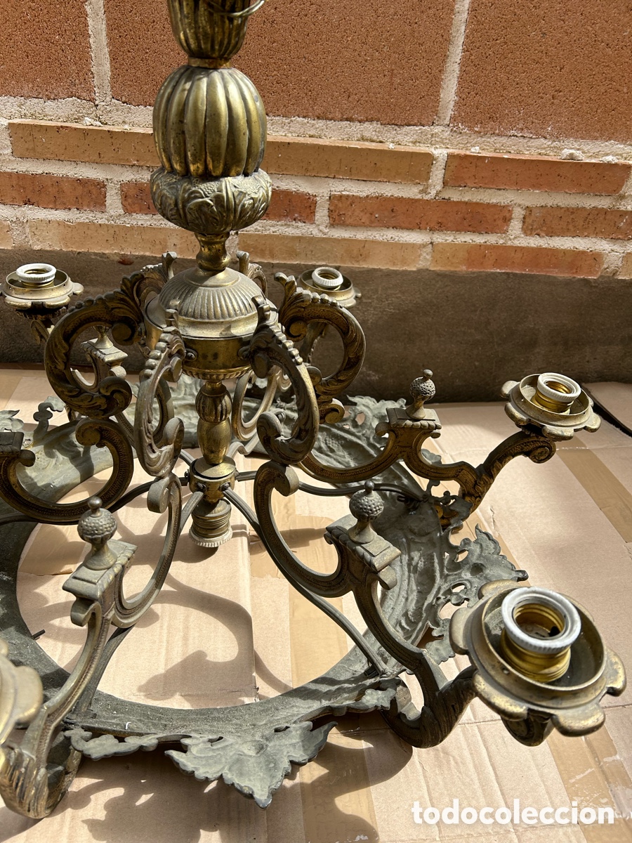 Antig&uuml;edades: L&Aacute;MPARA BRONCE - Foto 5