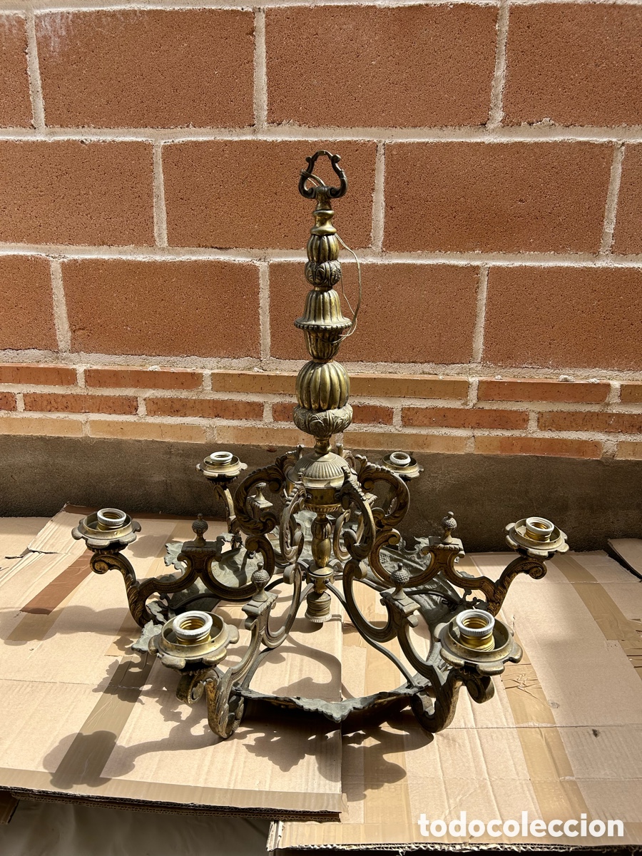 Antig&uuml;edades: L&Aacute;MPARA BRONCE - Foto 1