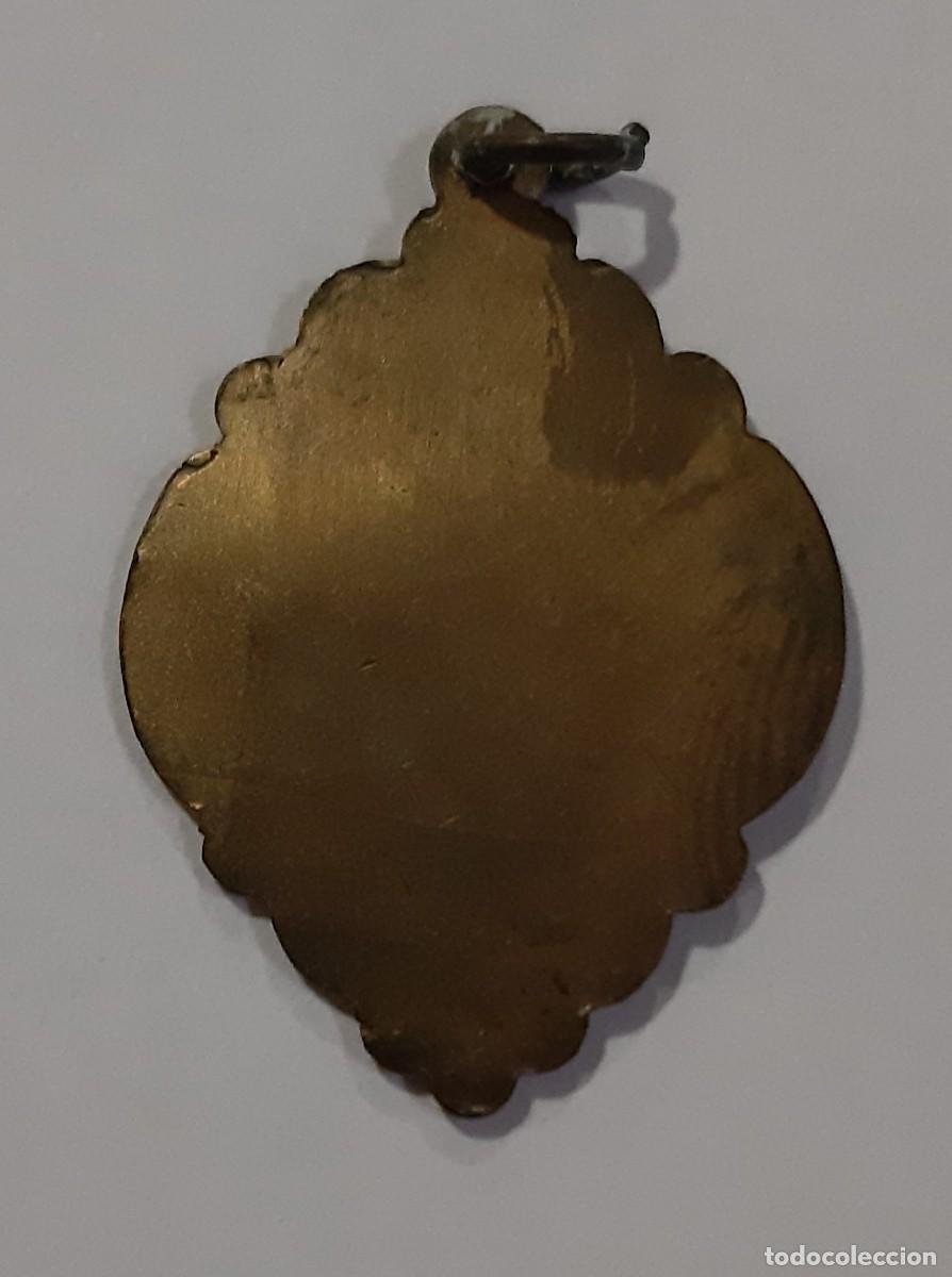 Antig&uuml;edades: MEDALLA SAN JUAN DE DIOS PLATEADA - Foto 2