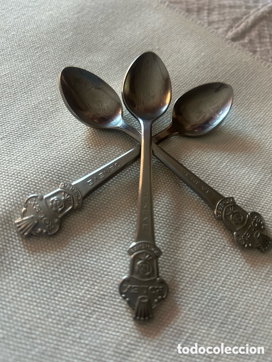 Antig&uuml;edades: Cucharillas plata rolex - Foto 4