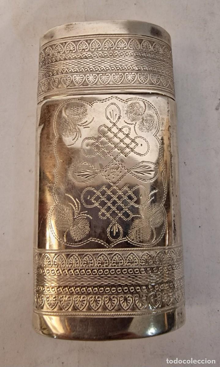 Antig&uuml;edades: Tabaquera de plata - Foto 2