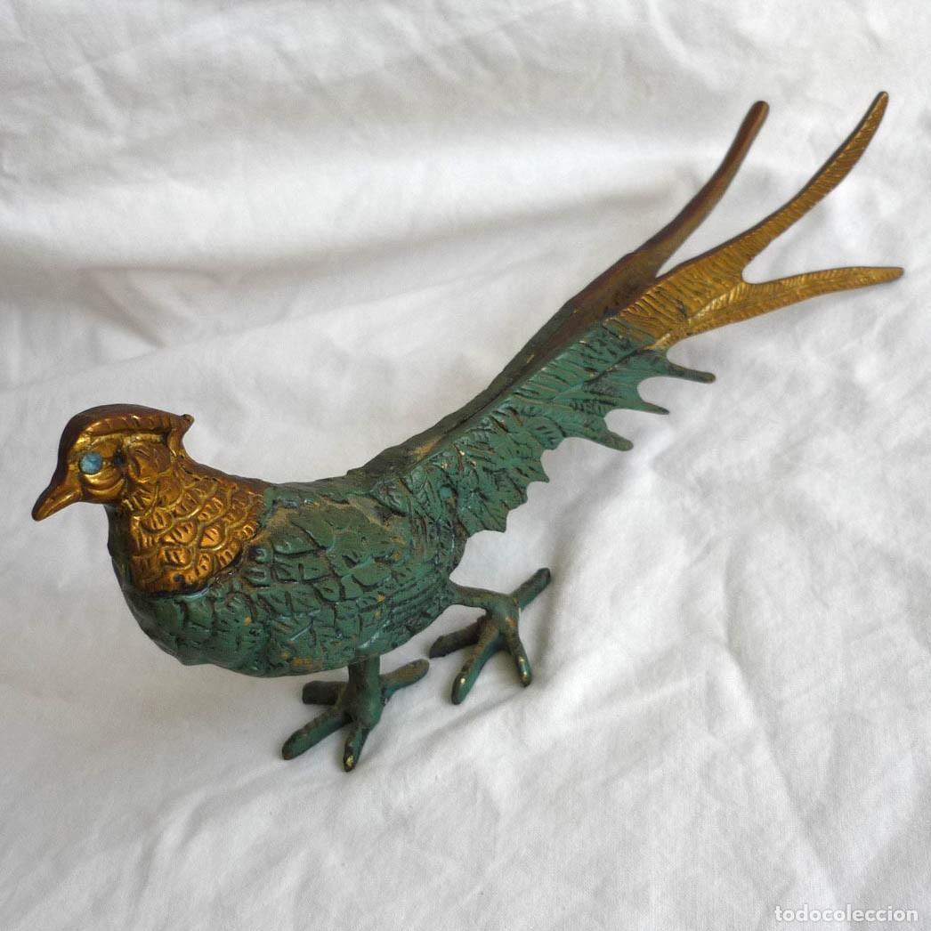 Antig&uuml;edades: Figura de fais&aacute;n de bronce - Foto 1